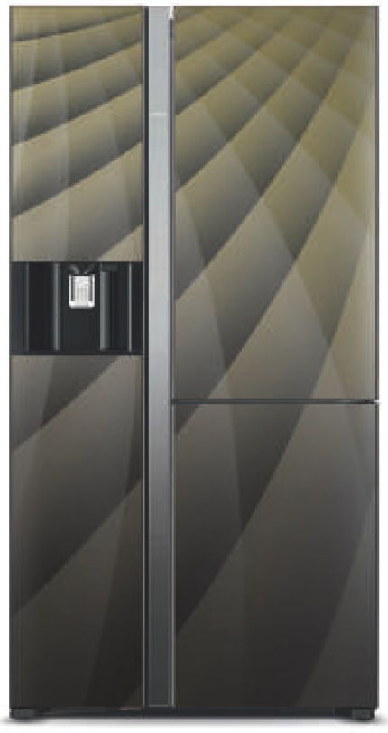 Hitachi 3 ajtós Side-by-side hűtő-fagyasztó vákuum fiókkal, 3 színben